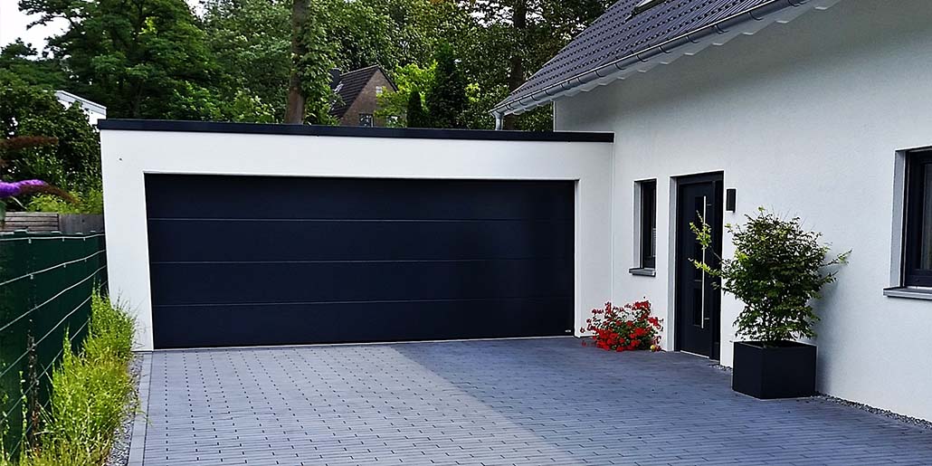 Optisch wie gemauerte Garagen