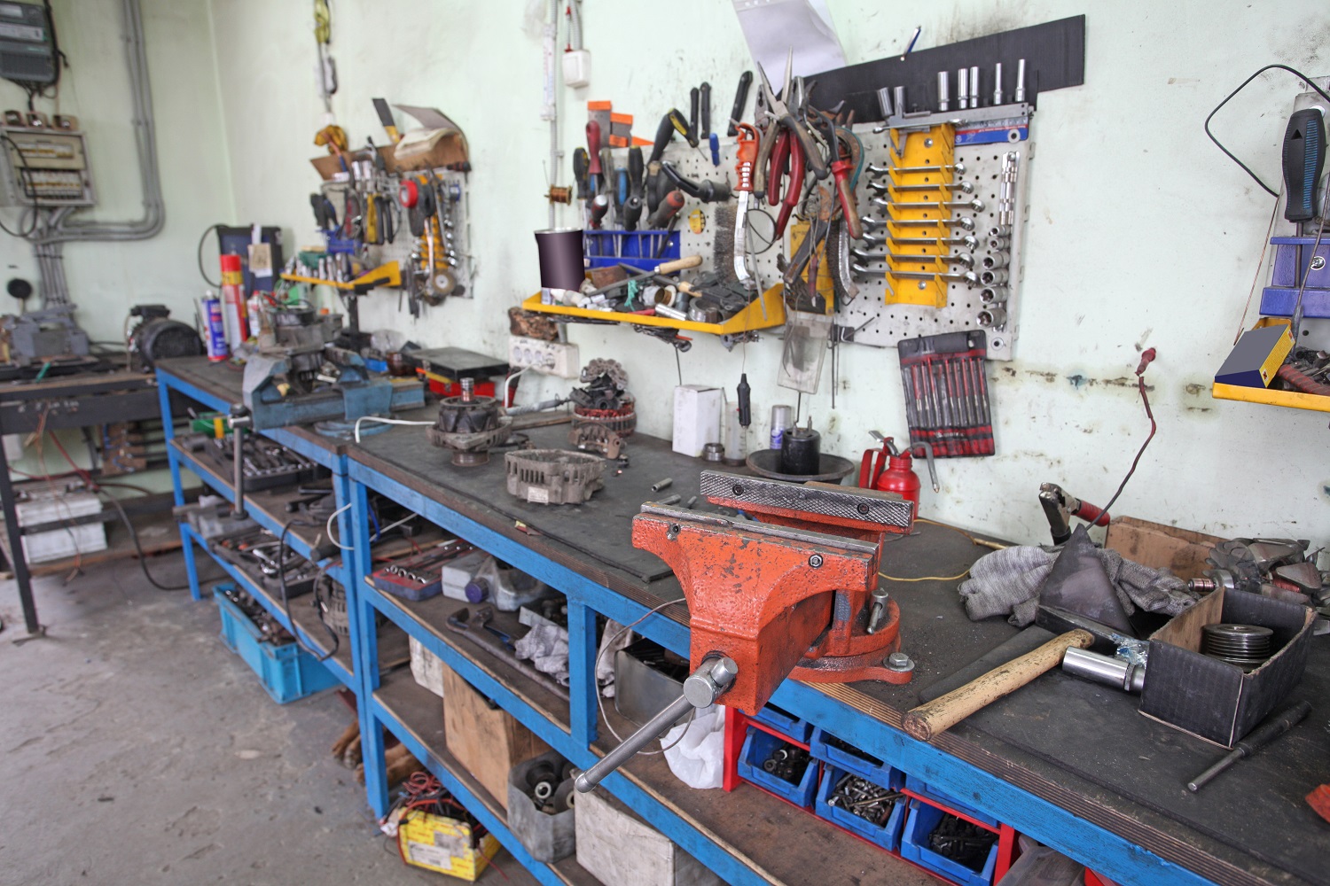 Eine Werkstatt in der Garage - ist das eine zweckmässige Nutzung?