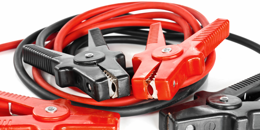 Autobatterie laden Ladekabel